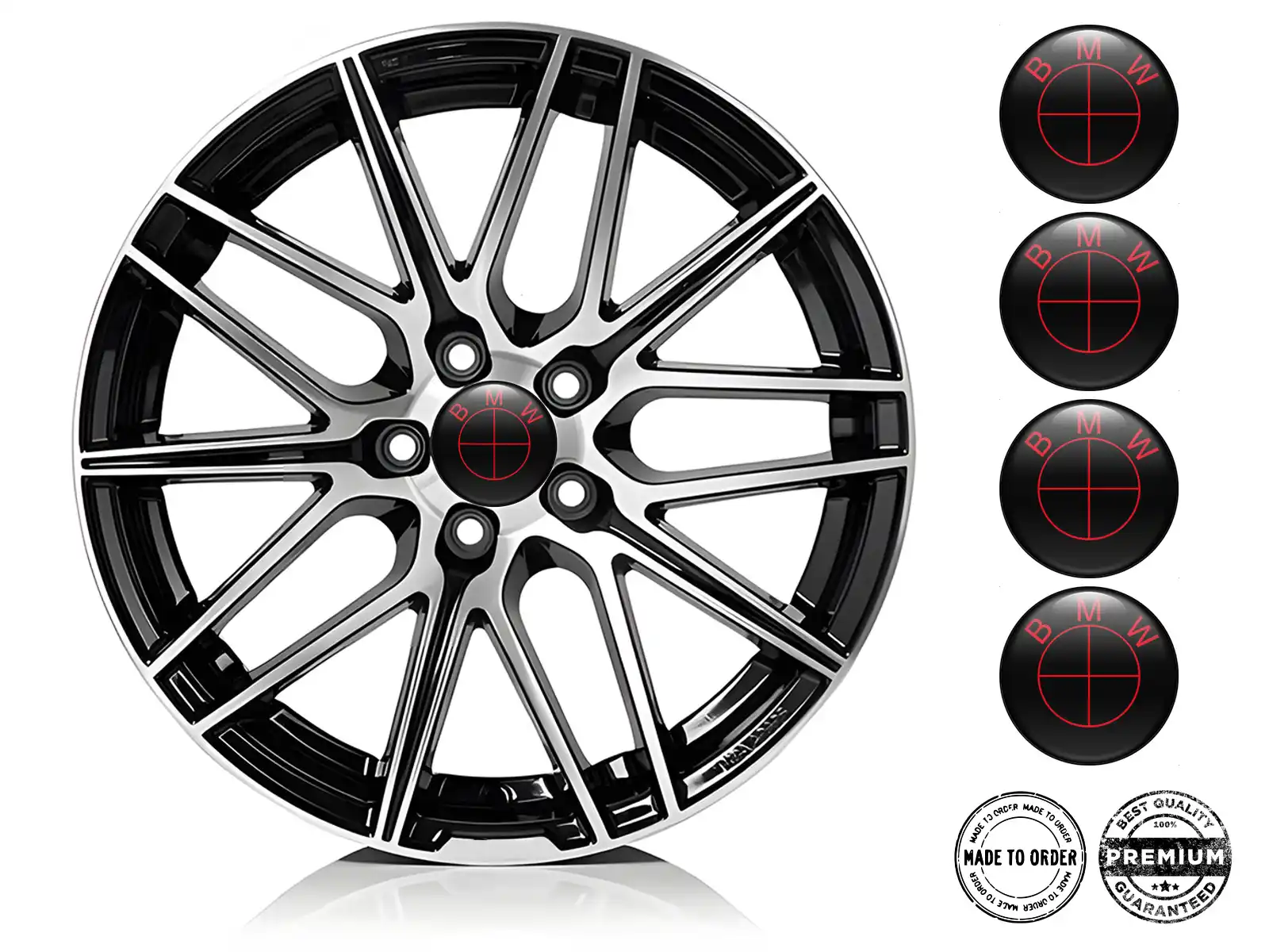 BMW Autocollant Chapeau Style Force Racing Dynamique
